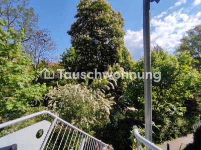 Tauschwohnung: Ruhige Lage im Hinterhaus mit Garten