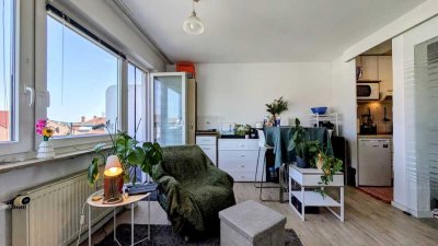 Möblierte 1-Zimmer-Wohnung mit Balkon in Stuttgart (70190)