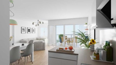 Klein, fein, zum Wohlfühlen – 2-Zimmer-Wohnung mit Südbalkon