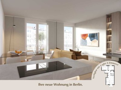 Familienfreundliche 4-Zimmer-Wohnung mit Balkon an Park & Panke