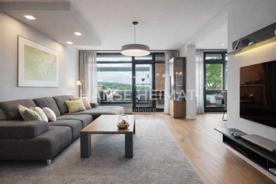 Stilvolle Endetage mit Dachterrasse und Elbblick