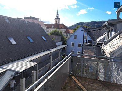 Alte Poststraße 98a/9 - Sonnige und familienfreundliche Maisonettenwohnung mit Balkon und Tiefgarage in Eggenberg zu vermieten