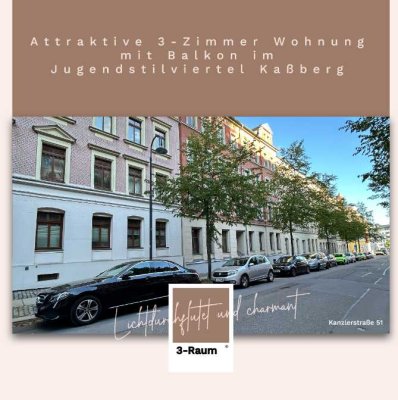 3-Zimmer-Wohnung im Herzen des Kaßbergs