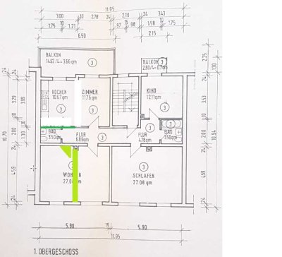 Kernsanierte 4-Zimmer-Wohnung am Woog – Fußbodenheizung, Balkon & moderne Ausstattung