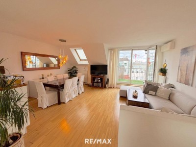 Gut geschnittene Dachgeschoßwohnung in beliebter Wiener Lage