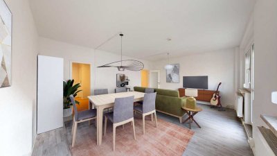 Füllt meine Räume mit Freude und Leben! Praktisch geschnittene 3-Raum-Wohnung mit Wanne...