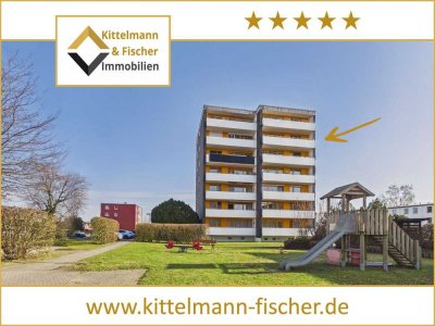 PROVISIONSFREI // 3-Zimmer-Wohnung mit Weitblick und großem Balkon im 5. Obergeschoss – Braunschweig