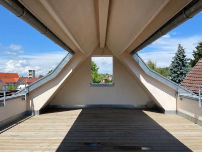 Stilvoll sanierte Doppelhaushälfte mit Weinbergblick mit vielen Optionen - Dachterrasse - Keller