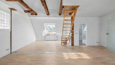 Viel Platz auf zwei Ebenen – helle Maisonette-Wohnung mit Garage in attraktiver Lage von Schildesche