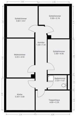 Helle 4-Zimmer-Dachgeschosswohnung in Windsbach – sofort einzugsbereit