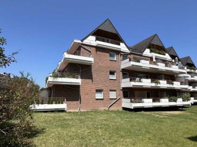 Moers-Stadt: Bestens vermietete 2-Zimmer-ETW mit großer Balkonterrasse und TG-Stellplatz in S