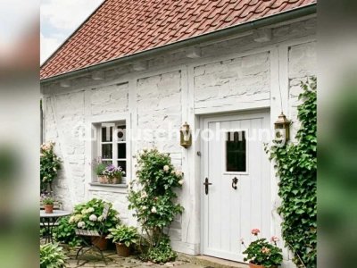 Tauschwohnung: Tausche Remise Wohn Atelier m. Garten u Terrasse