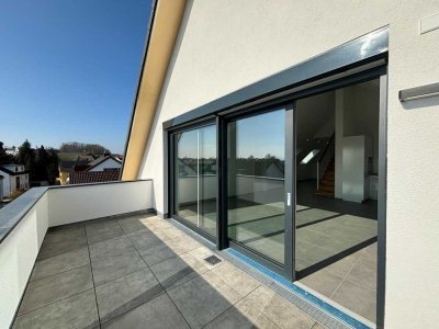 Exklusive Neubau-Wohnung im Dachgeschoss mit See- und Bergsicht in Immenstaad