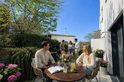 G A R T E N T R A U M + Neubau + 3 Zimmer + ca. 69m² WFL + ca. 31m² Garten &amp; ca. 12m² Terrasse + 1. Liftstock + Garagenplatz + Absolute Ruhelage