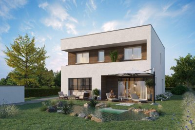 Moderne Architektur - Großzügig geplantes Einfamilienhaus mit Garage - Wohnidylle in Wilhering