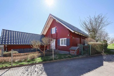 Einzigartiges Schwedenhaus mit Einliegerwohnung, Alpensicht & hochwertiger Ausstattung