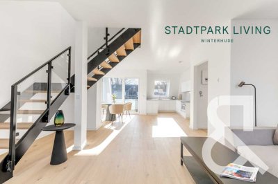 Courtagefreie Dachgeschoss-Maisonettewohnung in Winterhude