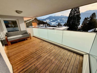 Penthouse 105 m² | Panorama | 2 Balkone (35 m²) | Kamin | 2 Carports