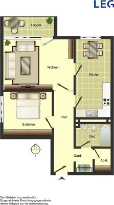 Demnächst frei! 2-Zimmer-Wohnung in Münster-West