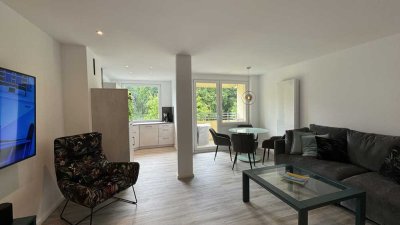 Luxuriöse vollausgestattete 2‑Zimmer Wohnung mit Balkon in Travemünde