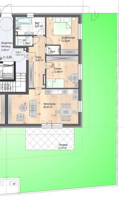 Gartenfreude &amp; Wohnkomfort – stilvolles Zuhause mit großem Herz – 3 Zimmer – 121 m² Eigengarten – mitten in Grün – Süd – Ost Ausrichtung - hochwertig ausgestattet