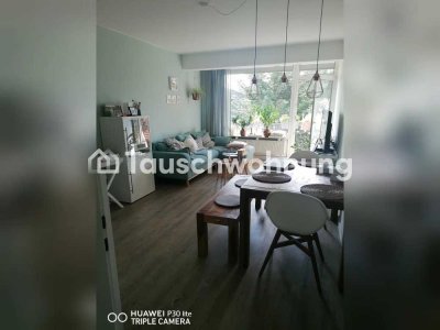 Tauschwohnung: Lichtdurchflutete 2 Zimmer m. ruhigem West-Balkon