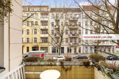 IMMOBERLIN.DE – Toplage! Sehr attraktive Stuck-Altbauwohnung mit Südwestbalkon beim Volkspark