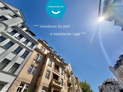 Kaßberg • 2-Zimmer • vermietet • zum Kauf • mit Balkon • in Chemnitz • als Kapitalanlage • kaufen!
