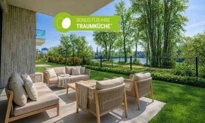 Ihr neues Zuhause mit Küchenbonus*! Kurzfristig bezugsfertige Wohnung mit 4 Zi., 2 Bädern & Garten
