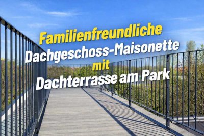 ** Wohntraum mit Fernblick ** Dachgeschoss-Maisonette mit Dachterrasse ** Einbauküche ** 2 Bäder **