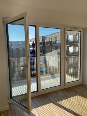 Helle 2-Zimmer-Neubauwohnung mit großzügigem Balkon