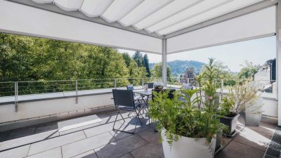 Eine Wohnung mit Charakter: Penthouse in naturnaher Lage