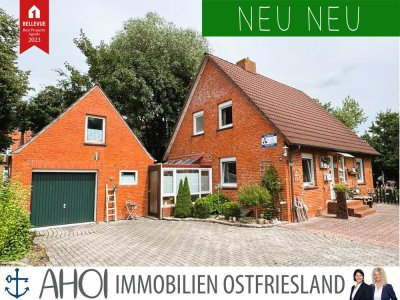 Zentral und doch ruhig und idyllisch!
EFH mit Garage und sichtgeschütztem Garten in zweiter Reihe