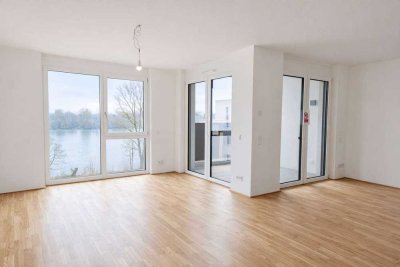 Neubau-Erstbezug: 3-Zimmer-Traumwohnung in direkter Rheinlage!