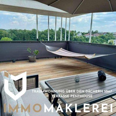 EXKLUSIVES PENTHOUSE MIT POOL &amp; SAUNA  55 M² TERRASSE | 74 M² WOHNFLÄCHE