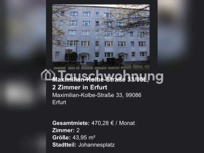 Tauschwohnung: Erfurt, Johannesplatz: 2-Zimmer-Wohnung, 42 m²