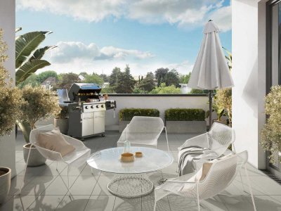 Attraktives Penthouse-Apartment: 2‑Zimmer‑Wohnung im wachstumsstarken Umfeld