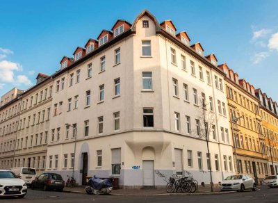 Sichere 4,5 % Rendite in Altlindenau: 2-Zimmer-Wohnung –  auch leer übernehmbar