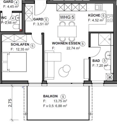 Schöne 2,5 Zimmer Wohnung mit Terrasse in Bubsheim - 5