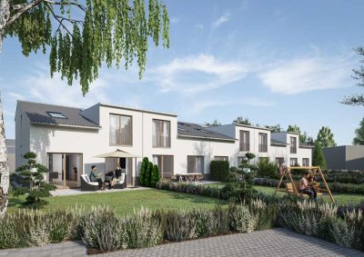 Neubau-Reihenendhaus auf dem Frankfurter Berg mit Garten & Stellplatz - provisionsfrei