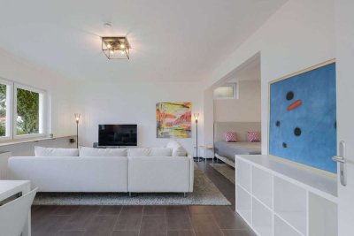 Möblierte Terrassenwohnung mit eigenem Garten - nur 20 Min von Wiesbaden City Center