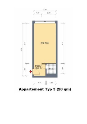 Ruhige, helle Appartements / 4 km bis Mensa II / 7 km zum Schloss / 3 km bis BAB