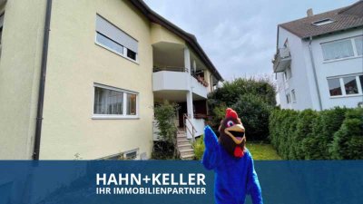 Ideal für die junge Familie! Attraktive 4 Zimmer-Wohnung mit 2. Balkone & Garten!