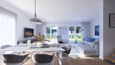 4 Doppelhaushälften  in Leinfelden-Echterdingen - 1 Haus verfügbar