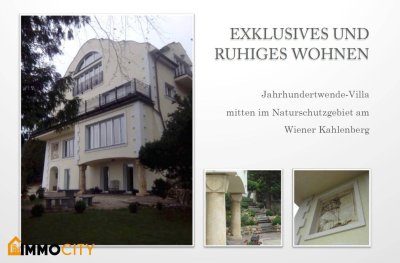 Exklusive Jahrhundertwende-Villa am Kahlenberg, 2.870 m² Grund, Bieten im Rahmen der Versteigerung, 1190 Wien
