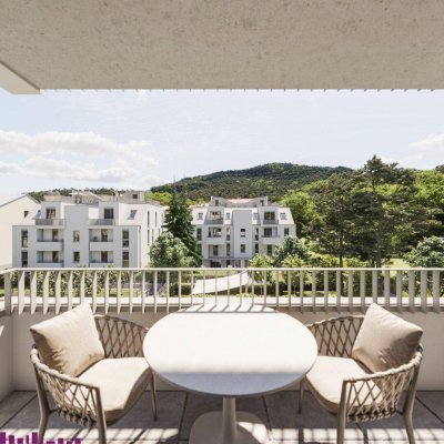 Abkühlen im hauseigenen Pool .... Ihre Traumwohnung mit Terrasse oder Garten und Fernblick Nähe Maurer Wald PROVISIONSFREI !!