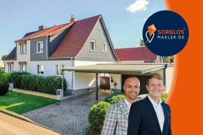 Modernisierte Doppelhaushälfte mit Einliegerwohnung und großem Grundstück in Dodendorf