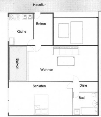 Top-saniert & zentral: 3-Zimmer-Wohnung mit Südbalkon im Herzen von Monheim am Rhein