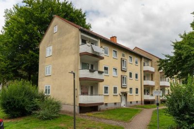 Vermietete Hochparterre-Wohnung mit Balkon!