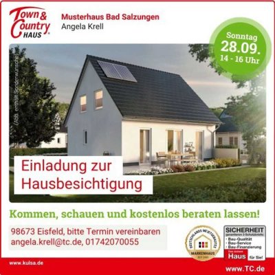 Einladung zur Massivhaus-Besichtigung! Kommen, Staunen, Fragen stellen! Mit Anmeldung in Eisfeld